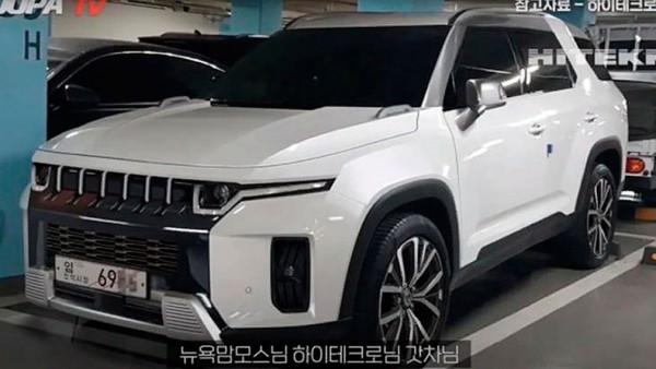 Фотошпионы засекли кроссовер SsangYong J100 почти без камуфляжа