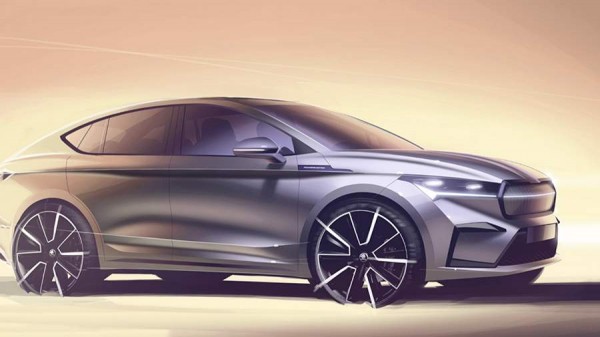 Skoda распространила изображение нового кроссовера Enyaq Coupe iV
