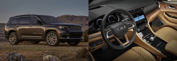 Jeep Grand Cherokee L обзавёлся дисплеями для пассажиров