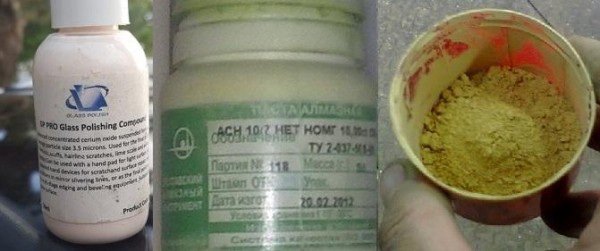 Полироли для стекол авто