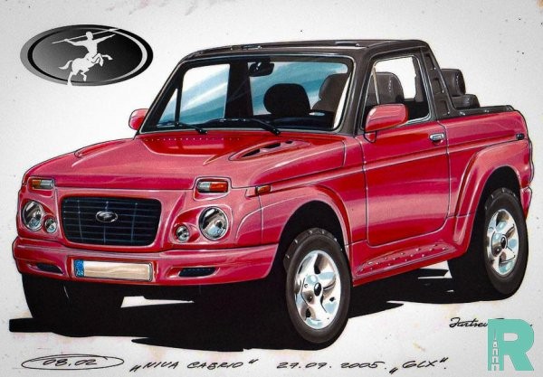 Уникальные эскизы Lada 4x4 для Европы оказались в Интернете