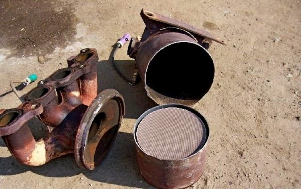 Замена катализатора на пламегаситель