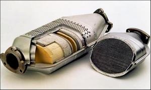 Замена катализатора на пламегаситель