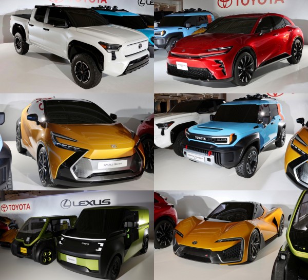 Toyota и Lexus показали 16 электрокаров на одном брифинге Toyota и Lexus показали 16 электрокаров на одном брифинге
