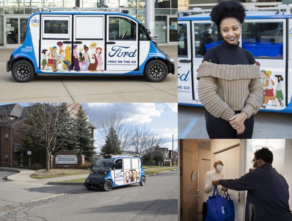 Ford запустил доставку еды для стариков беспилотником