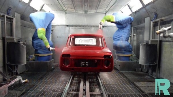 АвтоВАЗ продемонстрировал процедуру окраски кузова автомобилей