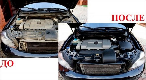 Как самостоятельно помыть двигатель автомобиля
