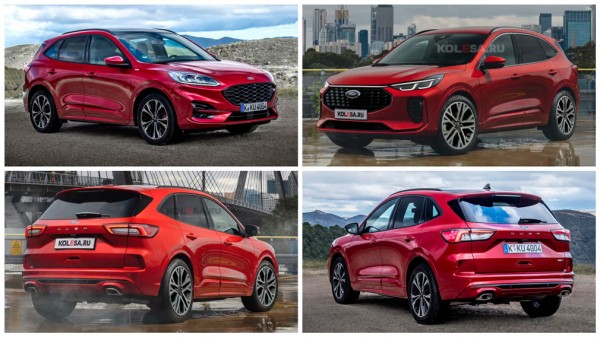 Опубликованы первые изображения рестайлингового Ford Kuga