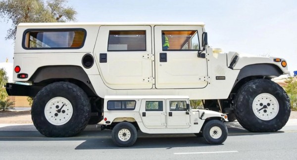 Новый Hummer H1 «X3» от тюнеров Rainbow Sheikh получился в 3 раза больше обычного Hummer Новый Hummer H1 «X3» от тюнеров Rainbow Sheikh получился в 3 раза больше обычного Hummer