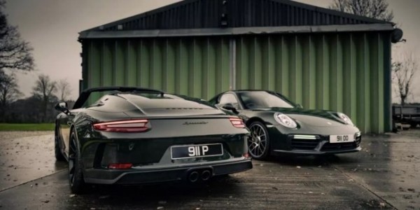 Porsche показала унікальний зелений 911 Speedster