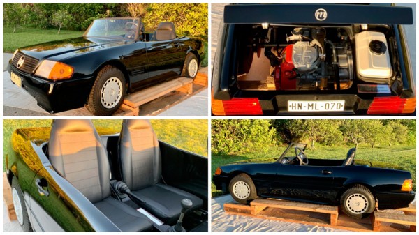 На продажу выставили Mercedes-Benz из 90-х с ДВС и коробкой передач