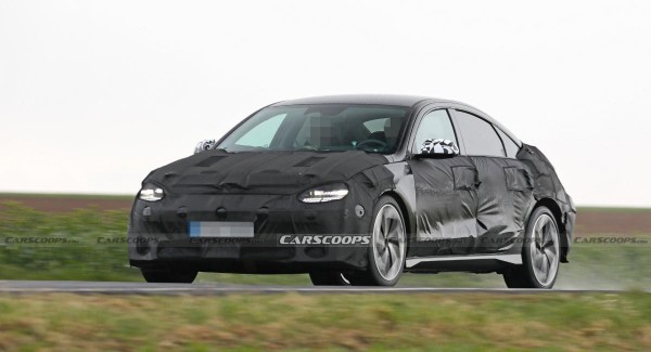 Hyundai Ioniq 6 2023 года сфотографировали на тестах с новым спортивным бампером