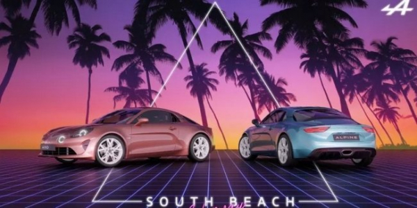 Alpine зробила особливий A110 у кольорах Майамі