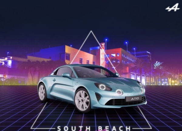 Alpine зробила особливий A110 у кольорах Майамі