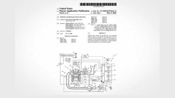 Ford запатентовал систему, которая позволит дистанционно управлять оборотами двигателя