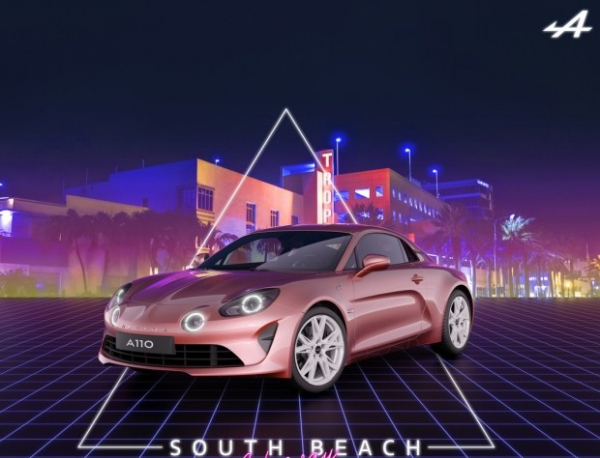 Alpine зробила особливий A110 у кольорах Майамі