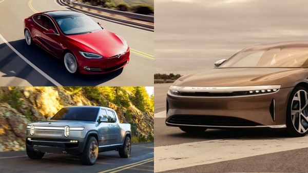 Назван ТОП-10 электрических авто с самым большим запасом хода