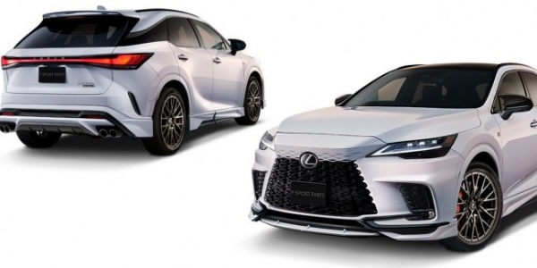 Кросовер Lexus RX отримав яскравий заводський тюнінг