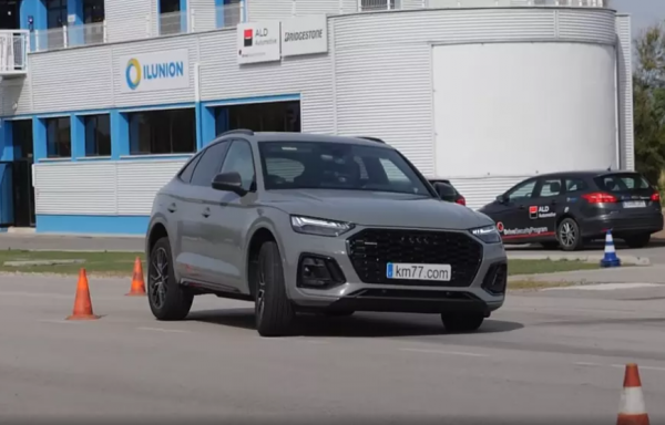 Купе-кроссовер Audi Q5 Sportback прошел &laquo;лосиный тест&raquo; на скорости 77 км/ч