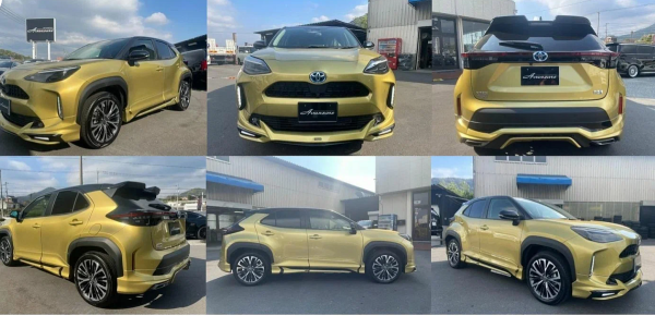 Новый кроссовер Toyota Yaris Cross в обвесе от тюнера Modellista продается на Авто.ру