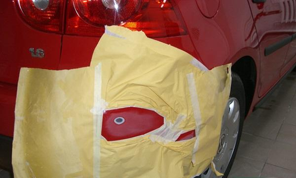 Покраска бампера своими руками