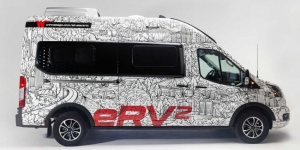 Представлено електричний екобудинок на колесах на базі Ford Transit