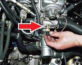 Диагностика датчика температуры охлаждающей жидкости