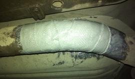 Герметик для ремонта выхлопной системы автомобиля