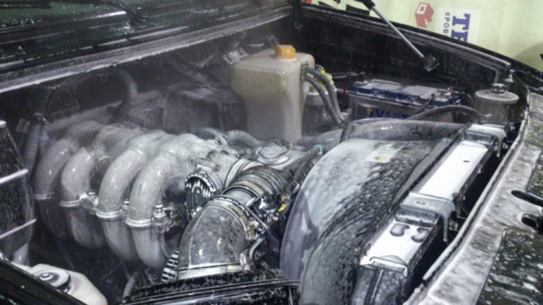 Как помыть двигатель зимой правильно