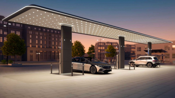 Компания Mercedes инвестирует в новую сеть зарядки для электромобилей 