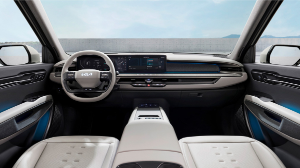 Представлен трехрядный электрокроссовер Kia EV9 Представлен трехрядный электрокроссовер Kia EV9