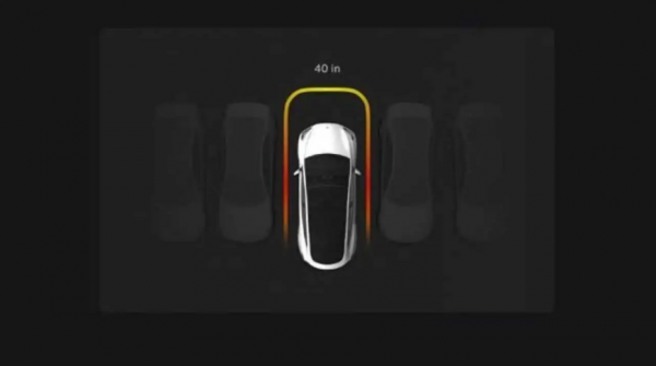 Tesla использует инновационную технологию Vision для расчета расстояния при парковке