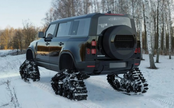 Для Land Rover Defender створили комплект змінних гусениць