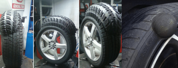 Езда с грыжей на колесе