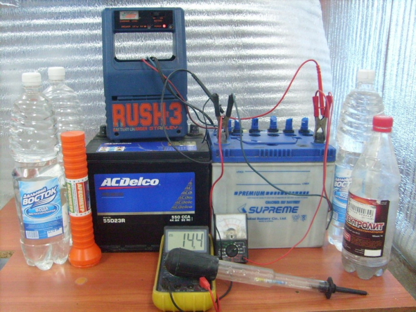 Хранение автомобильного аккумулятора