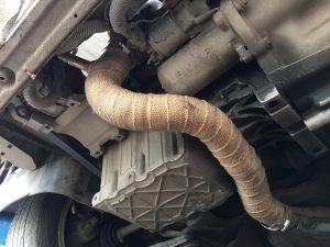 Использование термоленты выпускного коллектора: тюнинг выхлопной системы
