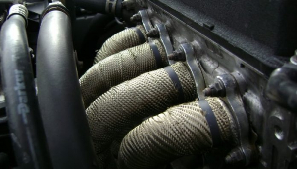 Использование термоленты выпускного коллектора: тюнинг выхлопной системы