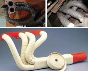 Использование термоленты выпускного коллектора: тюнинг выхлопной системы