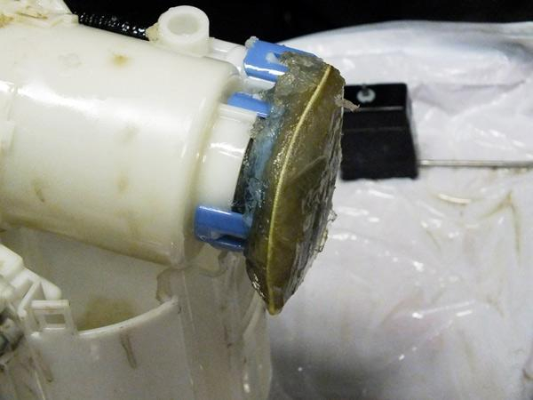 Измерение давления топлива в рампе