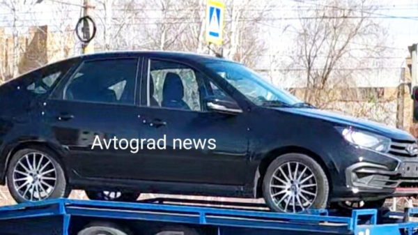 Новая 120-сильная LADA Granta Sport была замечена во время испытаний