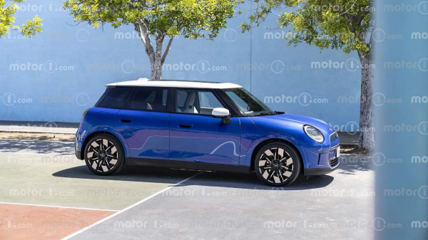 На рендере показали пятидверный Mini Cooper следующего поколения 