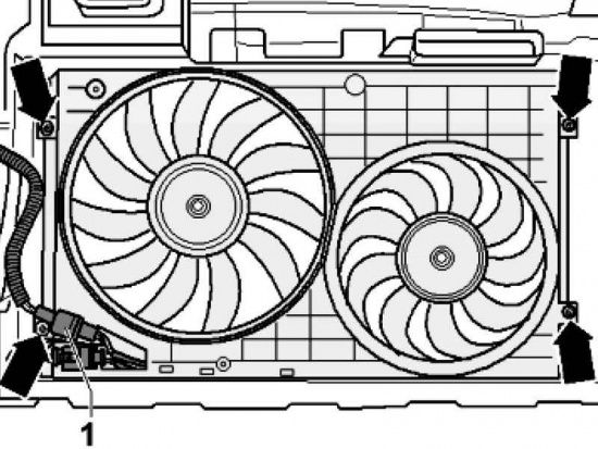 Вентилятор радиатора