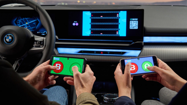 BMW добавила поддержку видеоигр в мультимедиа своих автомобилей