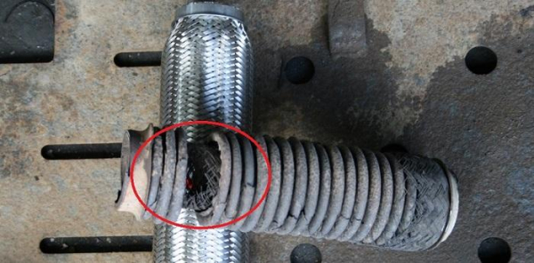 Правильный выбор и замена гофры глушителя