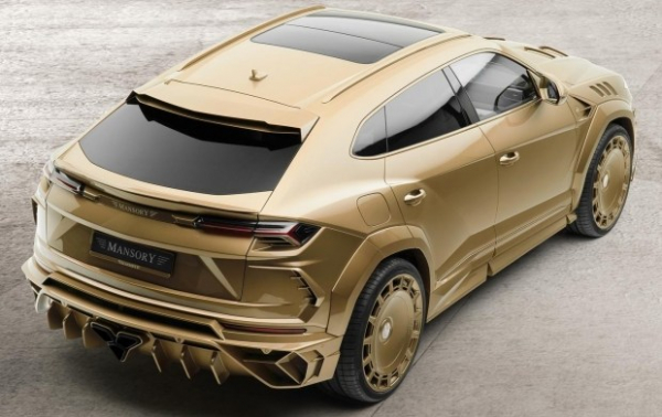 Компанія Mansory представила повністю золотий Lamborghini Urus