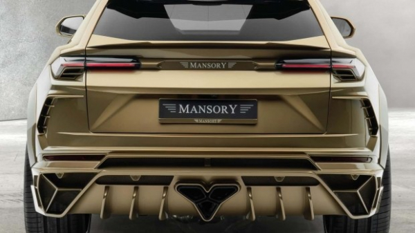 Компанія Mansory представила повністю золотий Lamborghini Urus