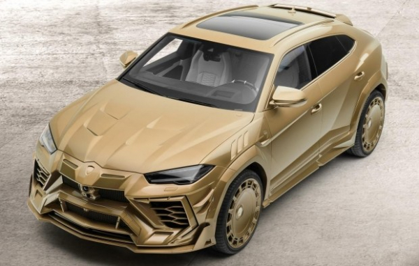 Компанія Mansory представила повністю золотий Lamborghini Urus