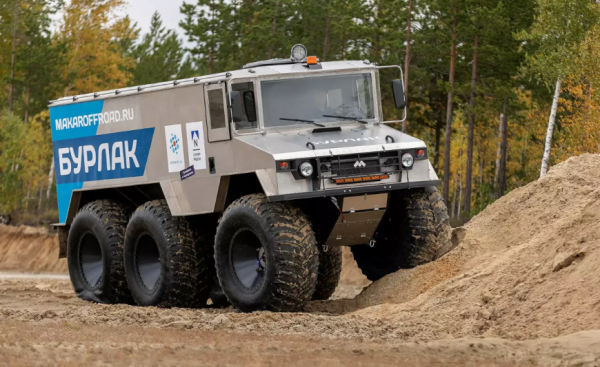 Новый вездеход &laquo;Бурлак&raquo; - восьмиколесная версия, перевоплощение российской мощи