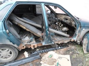 Замена порогов ВАЗ 2110: как заменить пороги самому