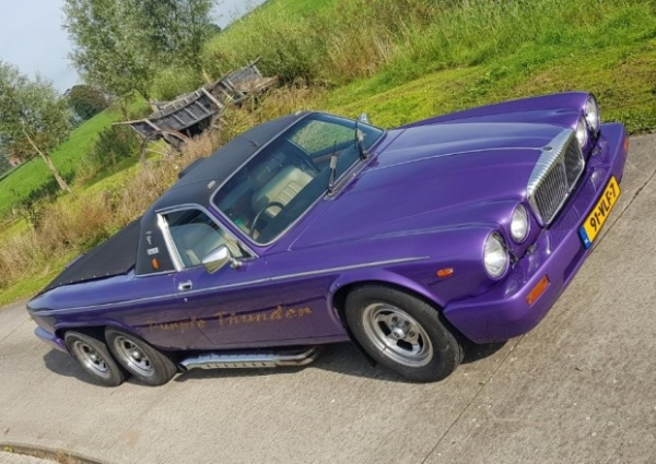 Старенький Jaguar XJ перетворили на незвичайний шестиколісний пікап